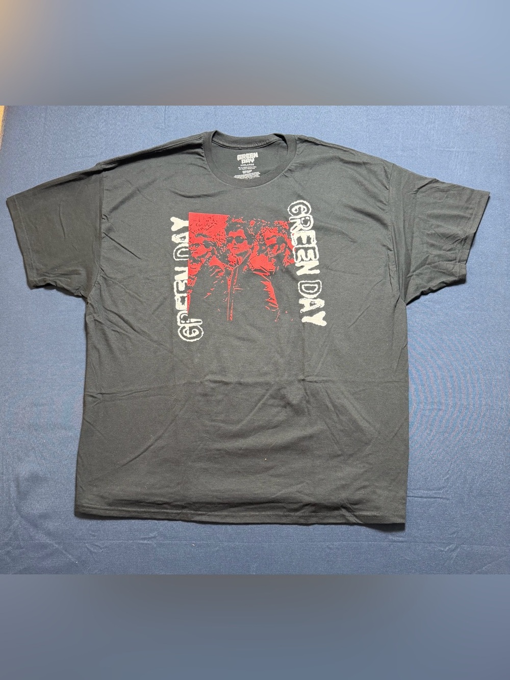 Green Day Band Photo Graphic Cotton T-Shirt XXXLarge NWOT